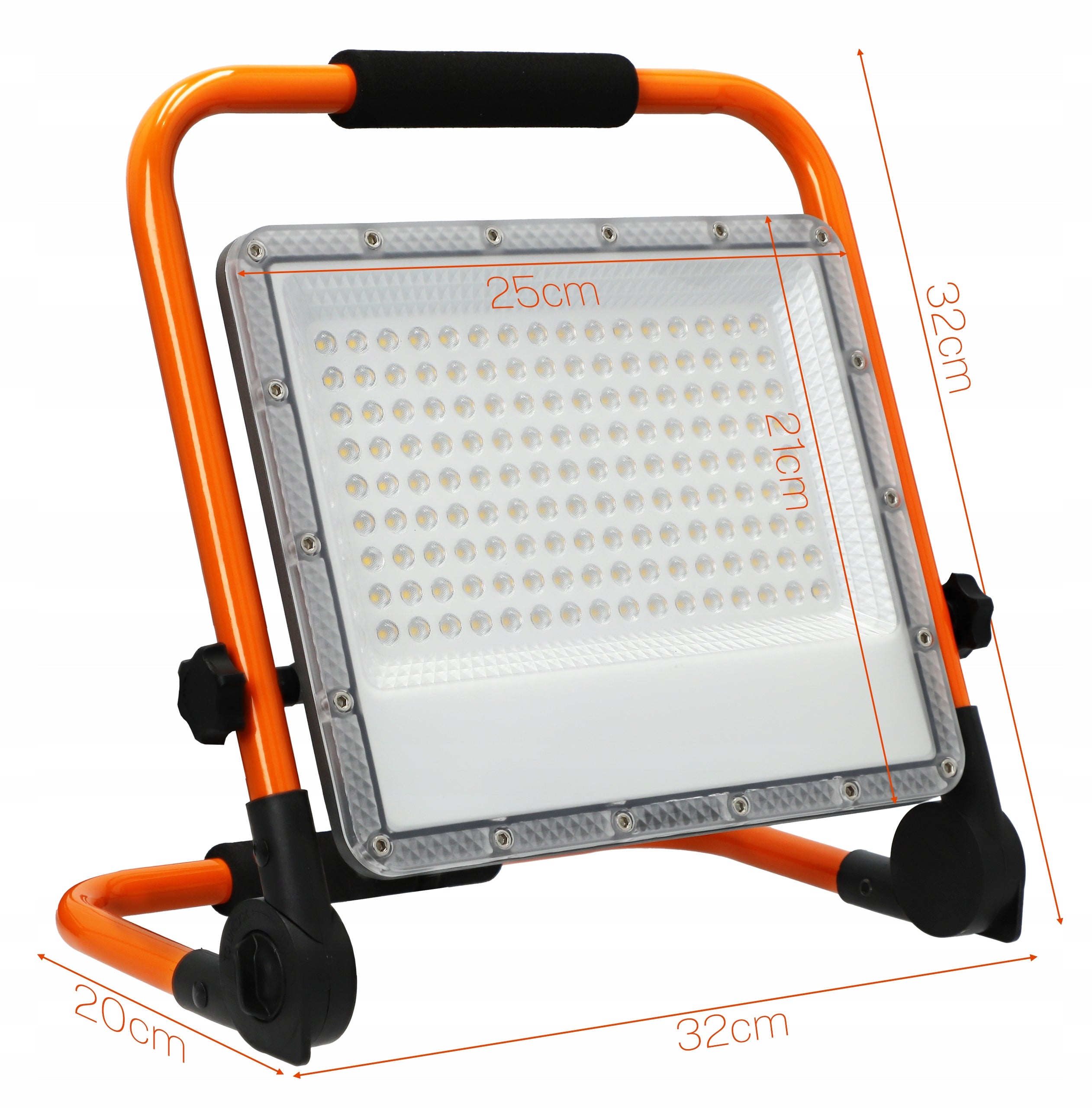 Halogen LED Floodlight 5m 100W Tripod Cord Work Lamp On Stand Batteries included no