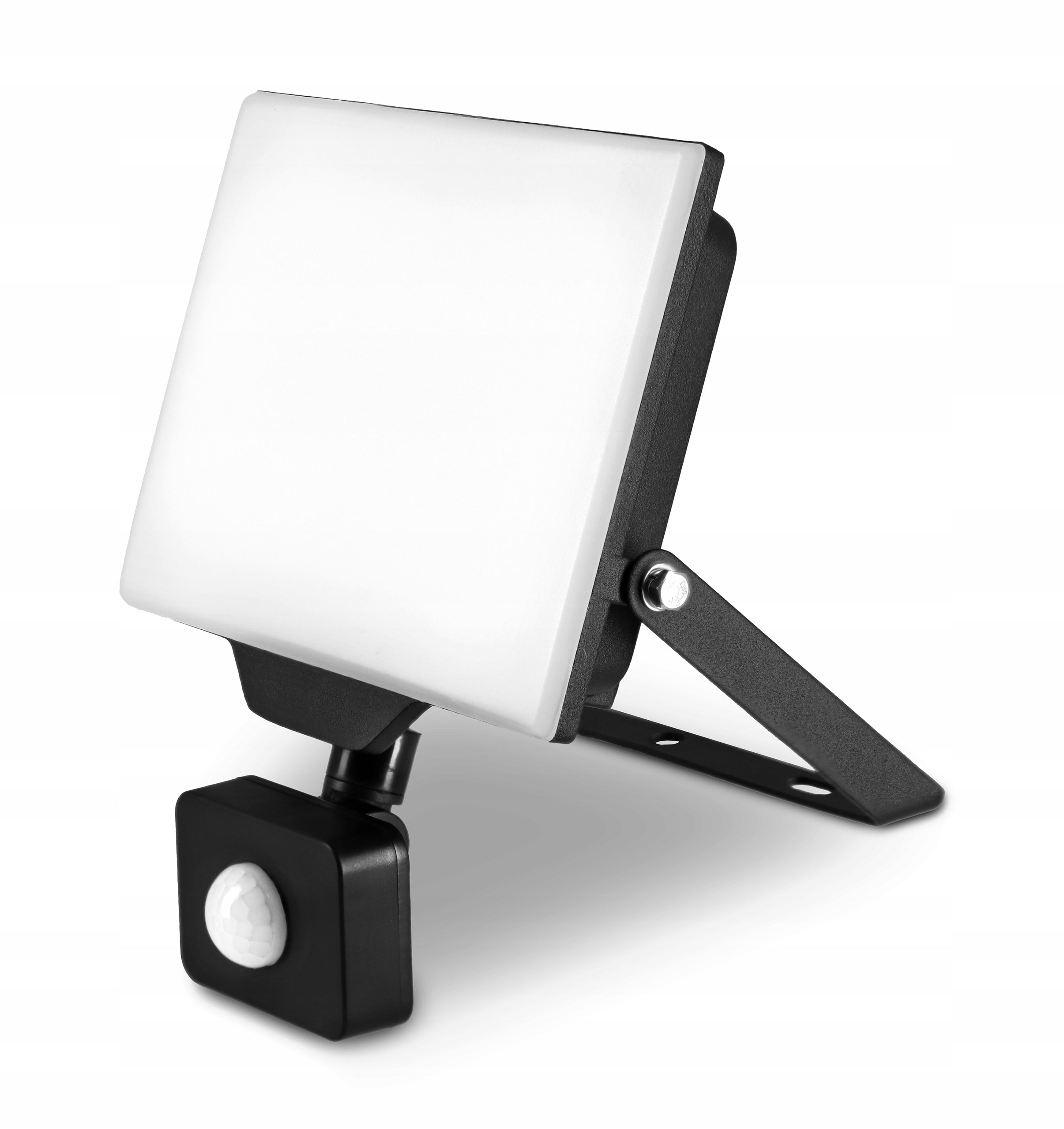 Halogen LED Floodlight Headlight 50W 4500K with PIR Motion Sensor Waterproof Batteries included no