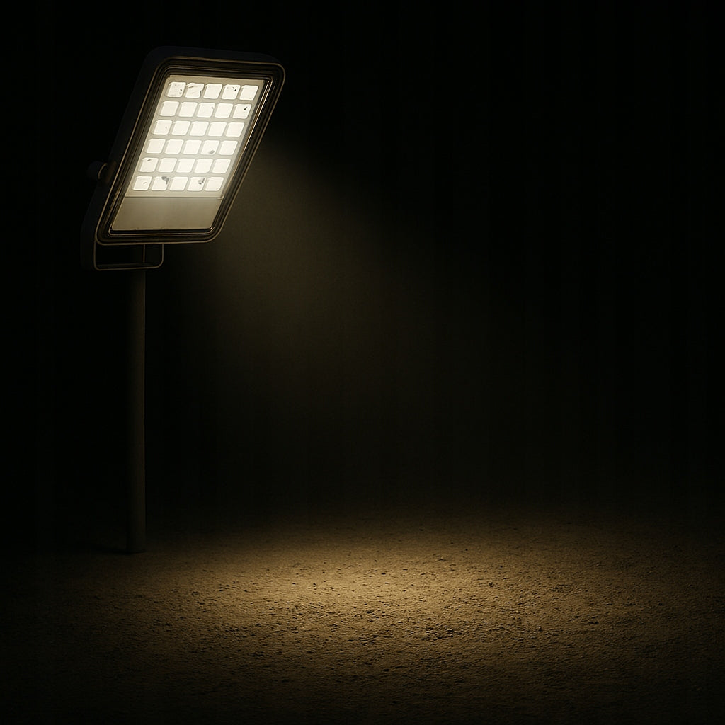 Halogen LED Floodlight Lamp 100W 9000lm Premium Outdoor 4000K IP66 Batteries included no