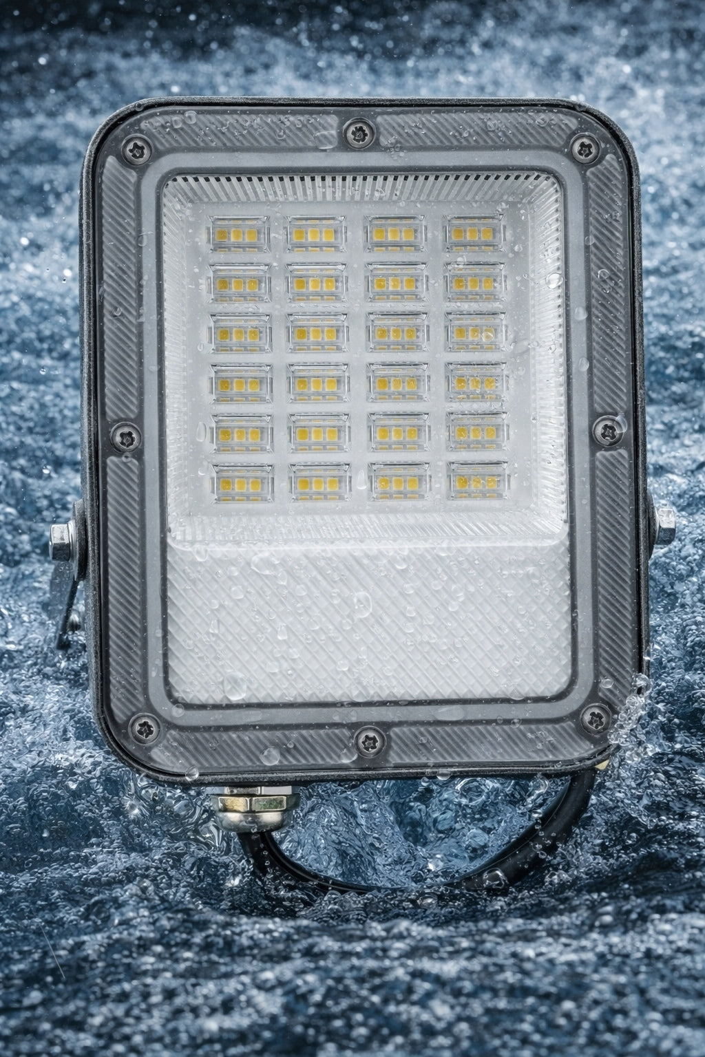 Halogen LED Floodlight Lamp 50W 4500lm Premium Outdoor Spotlight 4000K Packaging status original