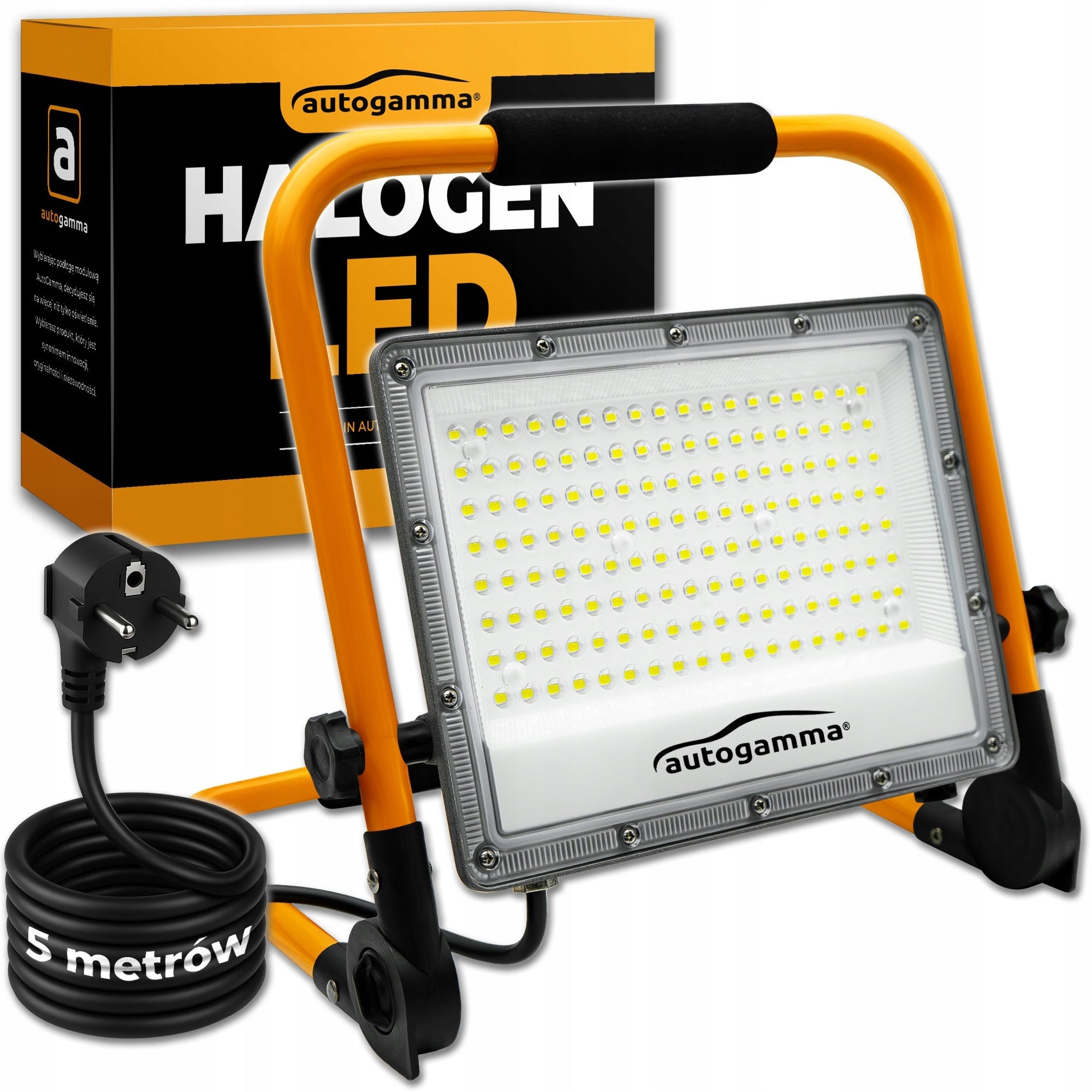 Halogen LED Floodlight Portable Lamp 130W 13000LM 4000K Lighting IP65