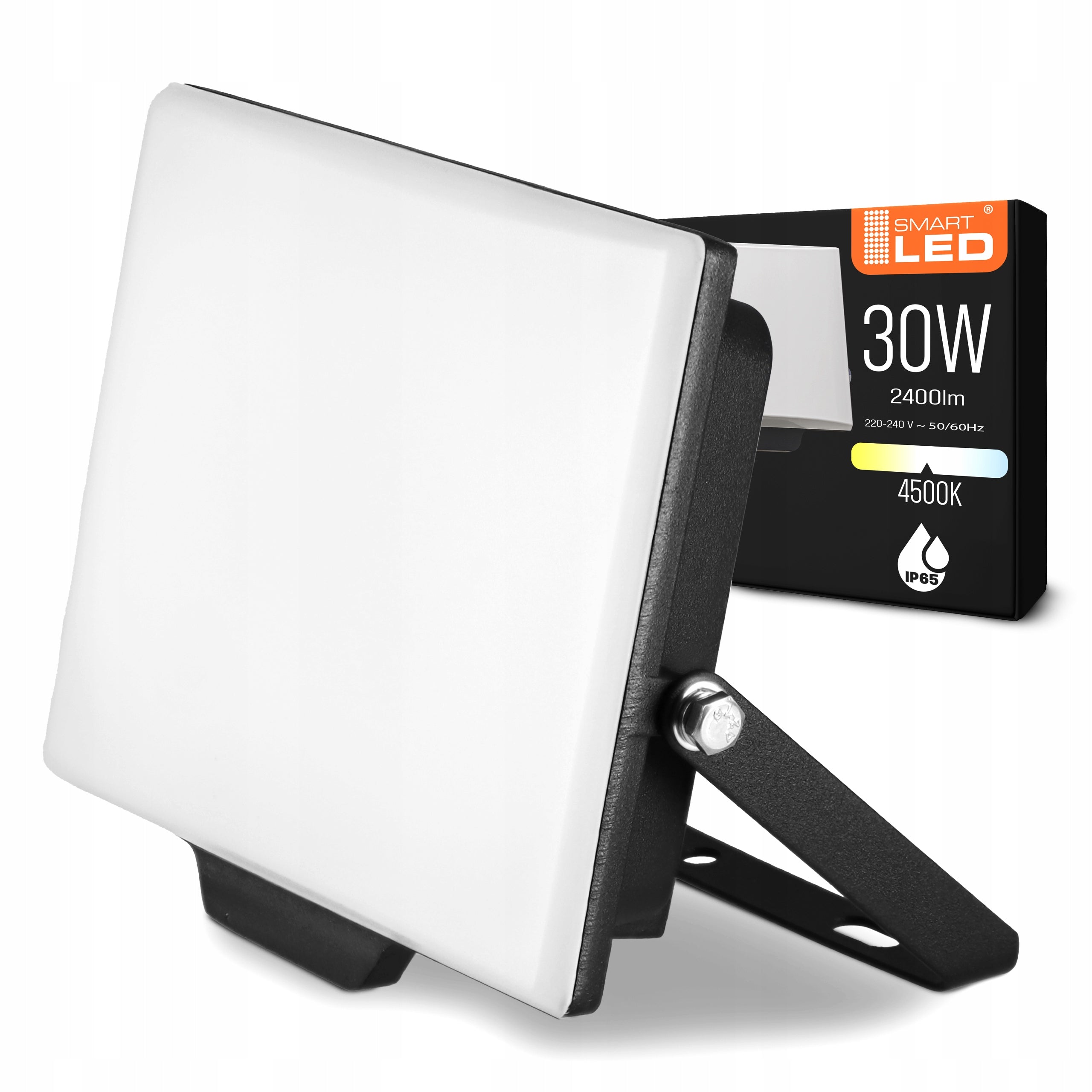 Halogen LED Spotlight Floodlight 30W 4500K Slim Outdoor Waterproof
