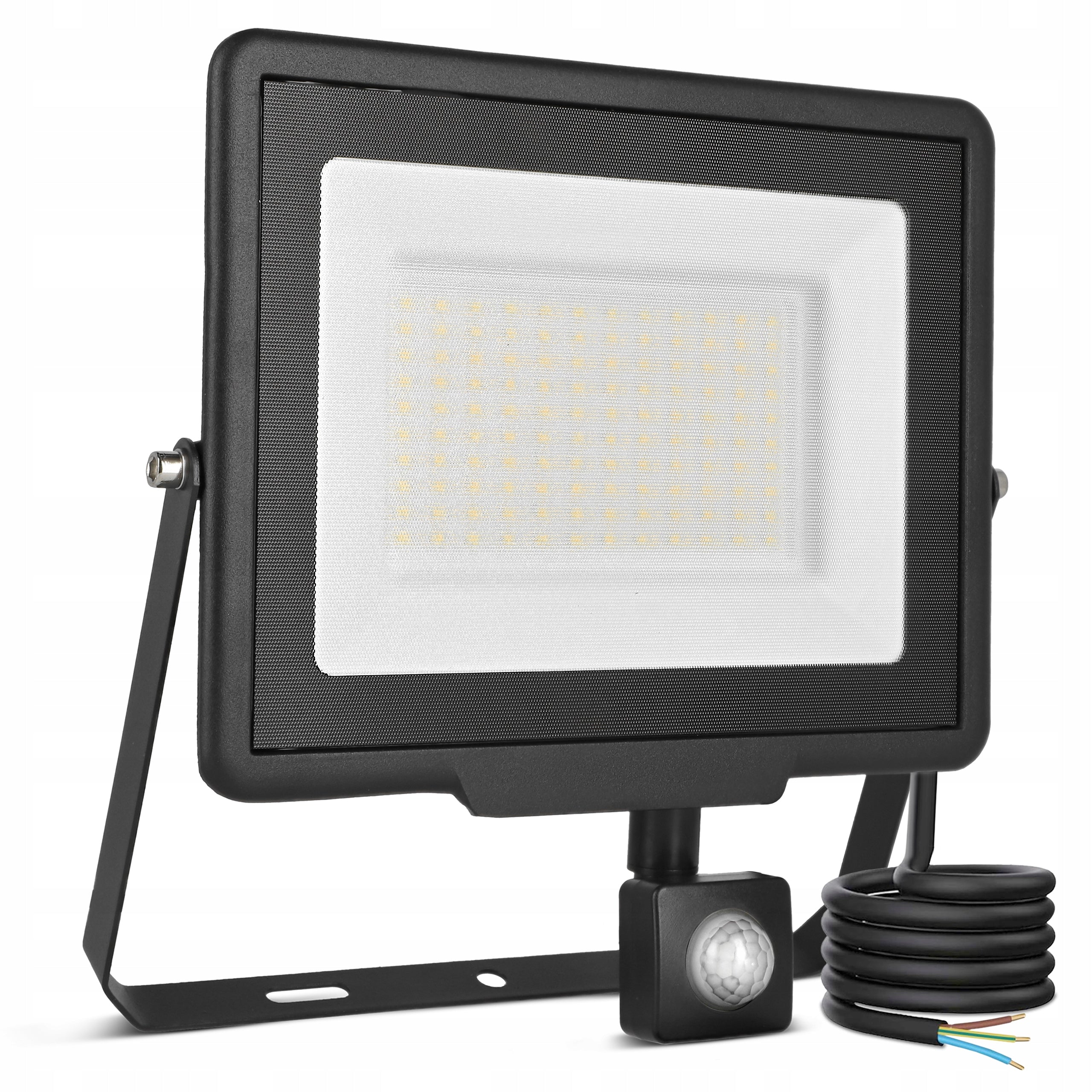 Halogen LED Twilight Motion Sensor Floodlight 100W IP65 PIR Headlight