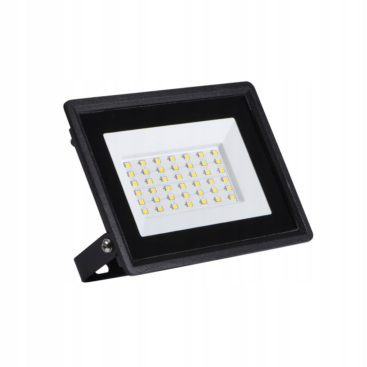 Halogen LED black IP65 floodlight 30W