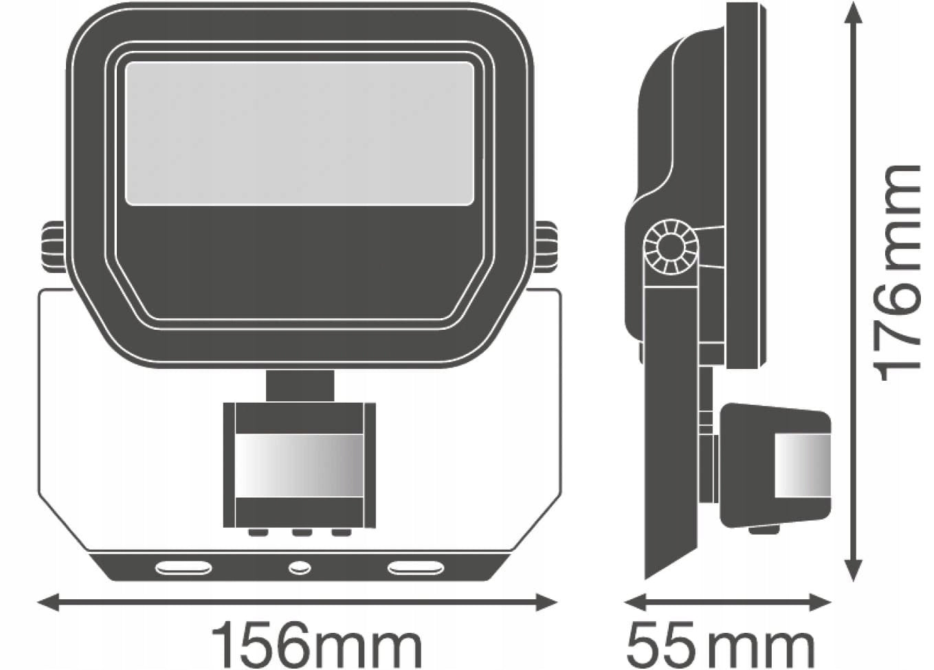 Halogen LED floodlight 17W 4000K MOTION SENSOR Ledvance OSRAM 5 years GW. FV Manufacturer code LDVANAS0211