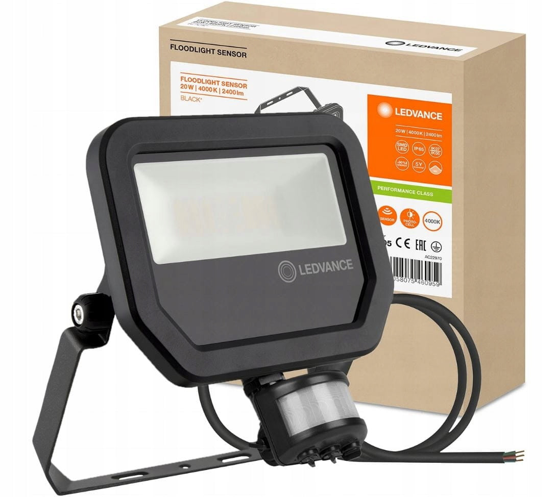 Halogen LED floodlight 17W 4000K MOTION SENSOR Ledvance OSRAM 5 years GW. FV