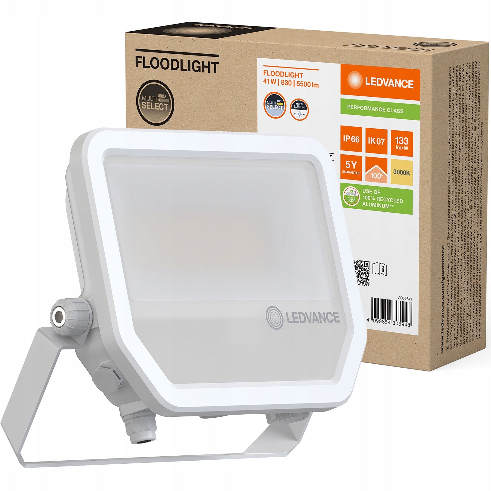 Halogen LED floodlight 27W/41W 3000K 3670/5500lm Floodlight LEDVANCE