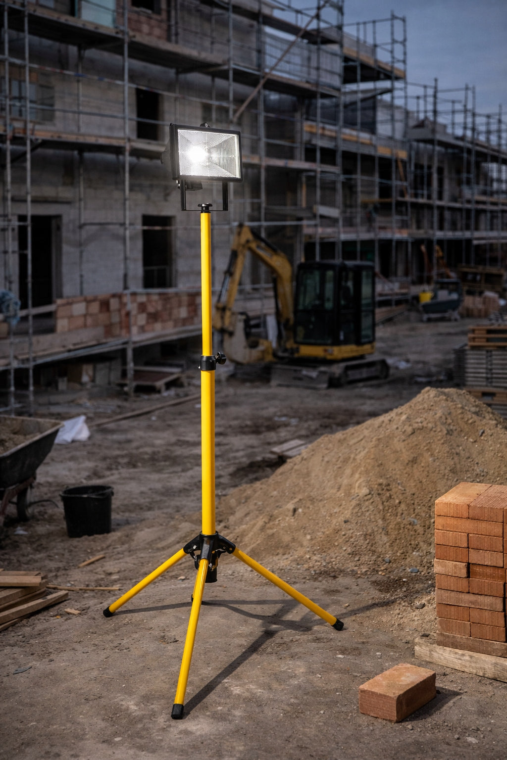 Halogen Lamp Floodlight On Tripod 500W Working Workshop Construction Manufacturer code 5902409206050
