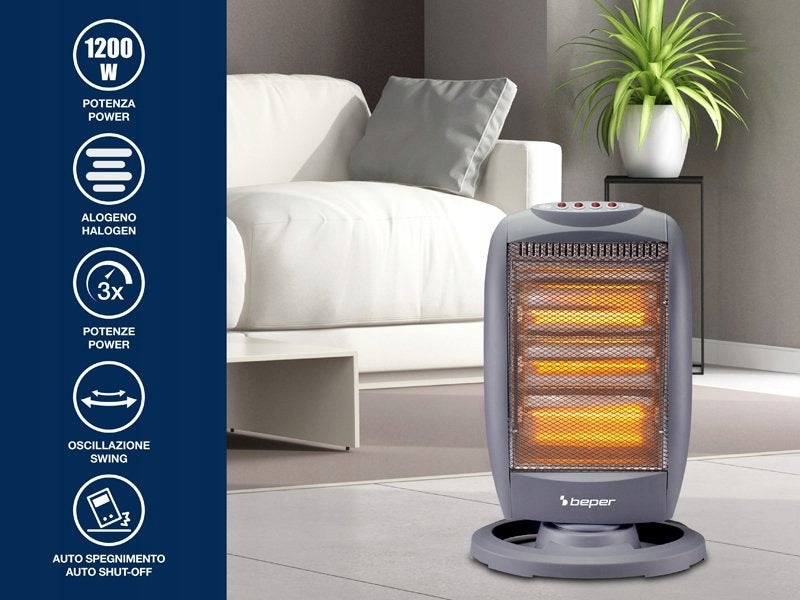 Halogen heating panel Beper P203PAN011 with oscillation 1200 W Brand no brand