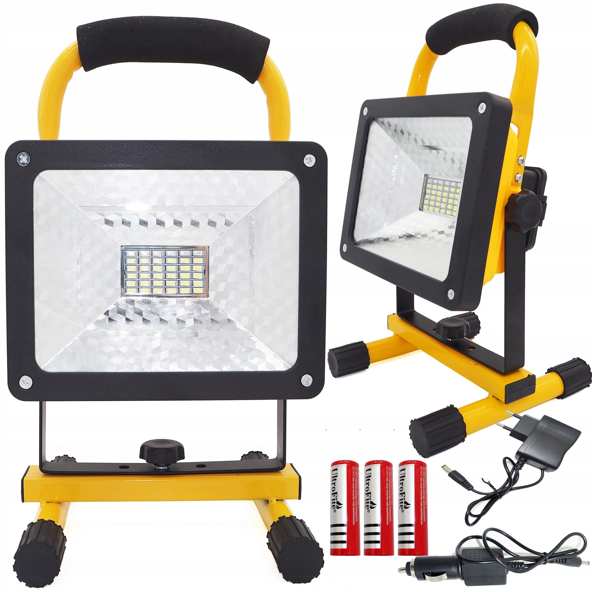 Halogen white cold 6500 lm 50 W Manufacturer code HALOGEN 2 SMD AKUMULATOR ROBOCZY LATARKA