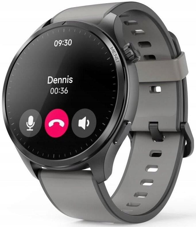 Hama Smartwatch 9000 black and gray case, black and gray silicone strap Packaging status original