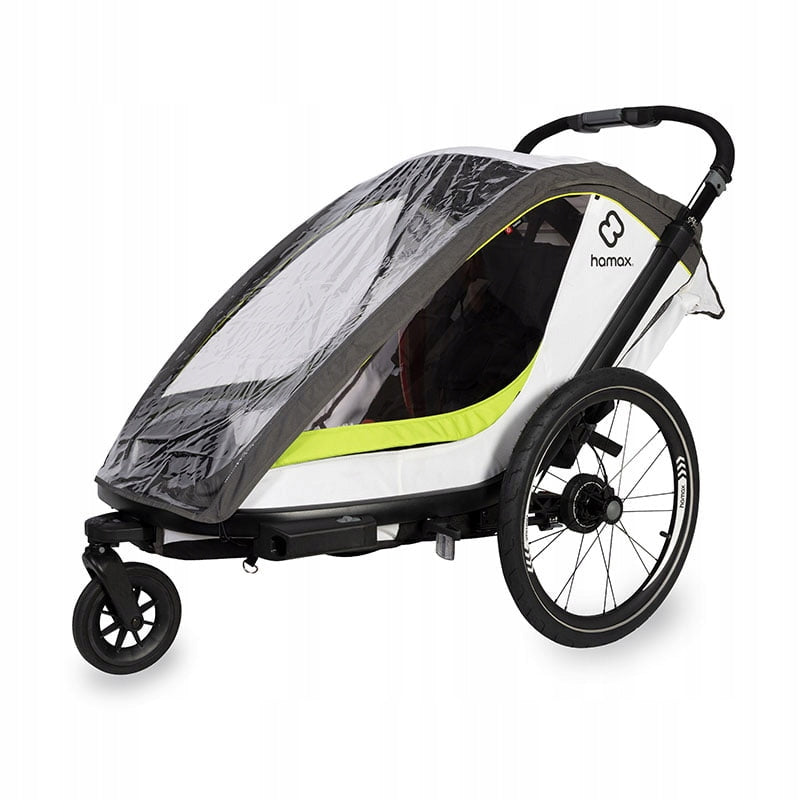 Hamax - BREEZE ONE bicycle trailer - White/green