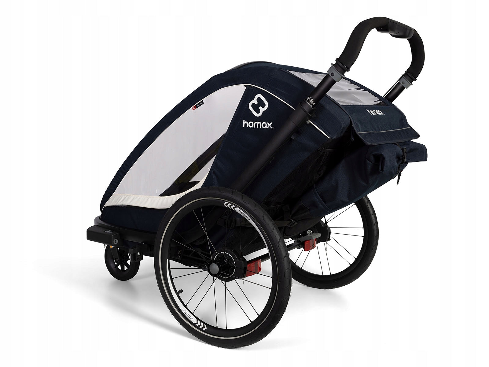 Hamax - BREEZE bicycle trailer, double - Navy/cream Manufacturer code 400203_HAM