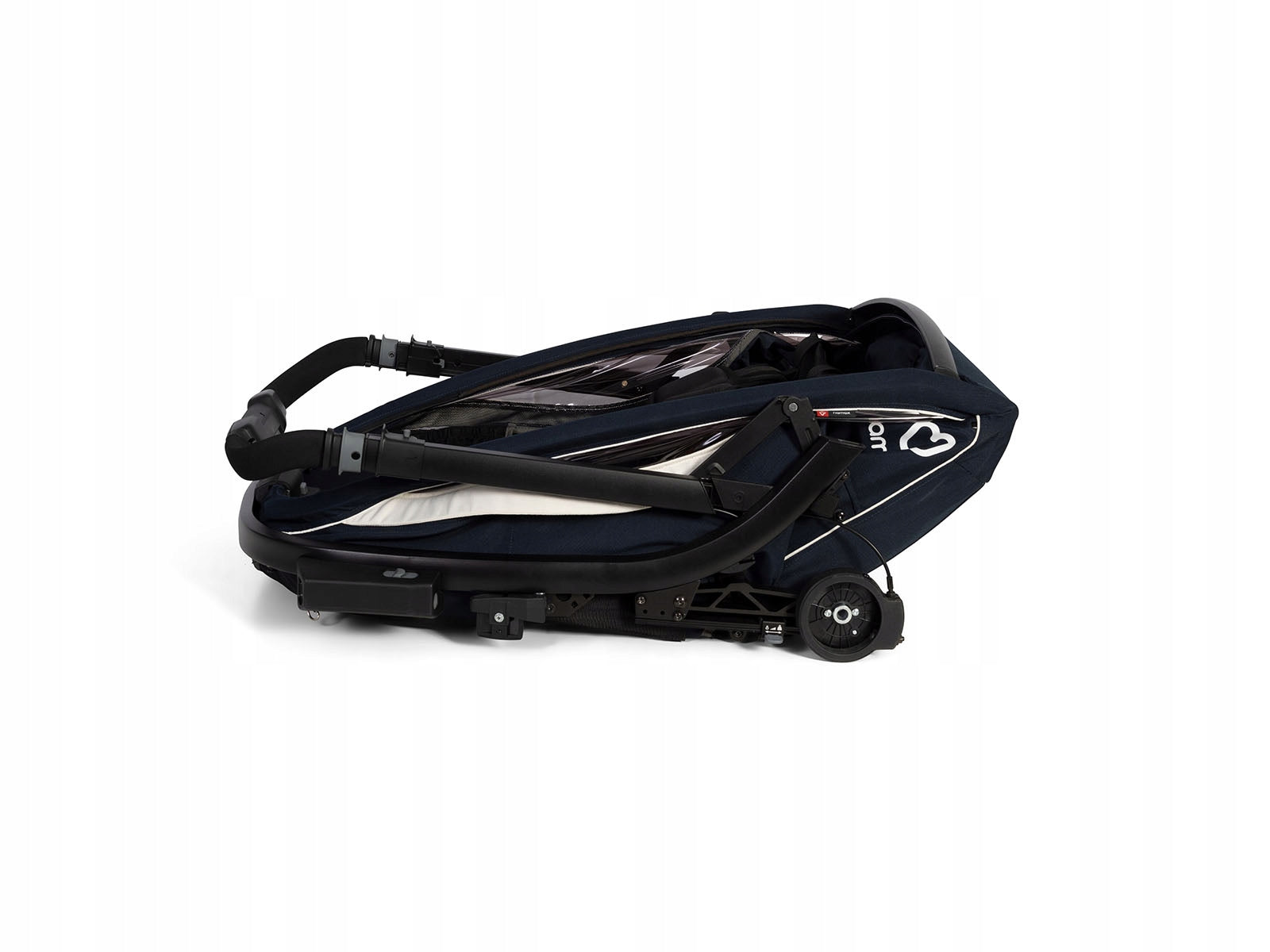 Hamax - BREEZE bicycle trailer, double - Navy/cream Model Breeze Twin