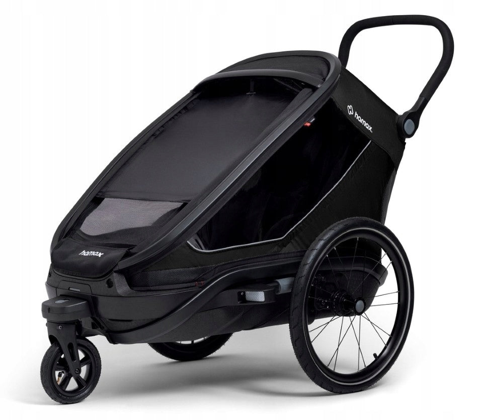 Hamax Bike Trailer Outback Next Black For for kids
