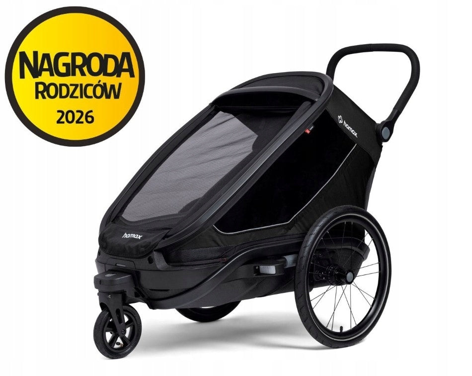Hamax Bike Trailer Outback Next Black Maximum load 40 kg