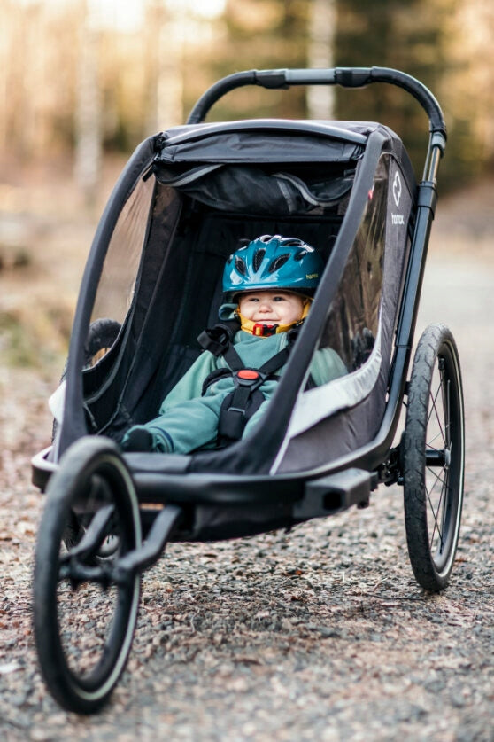 Hamax - COCOON ONE- Grey/black bicycle trailer Model Cocoon One