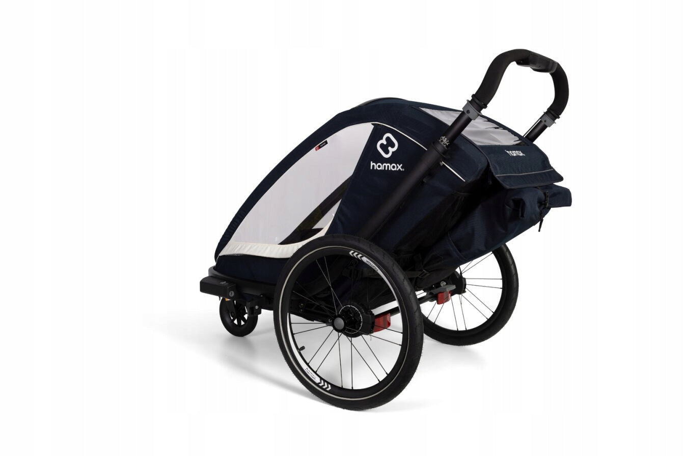 Hamax - Children's bicycle trailer BREEZE ONE - Navy/cream For for kids