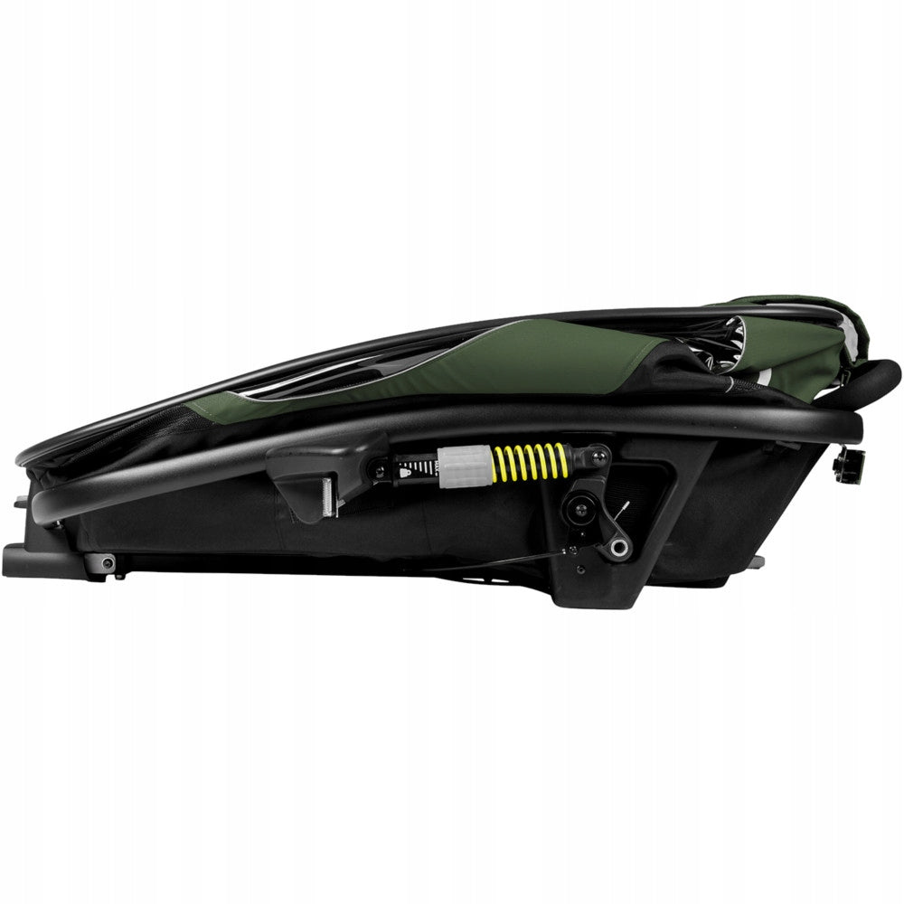 Hamax Outback Twin Baby Trailer Green 22kg 2 Children Stroller Maximum load 44 kg