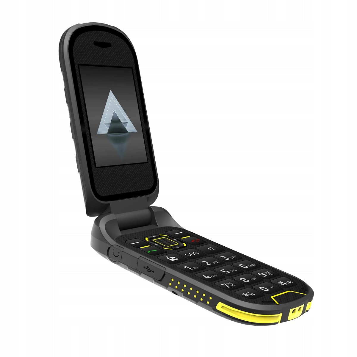 Hammer H Reinforced flip phone Hammer Dig Batteries included yes