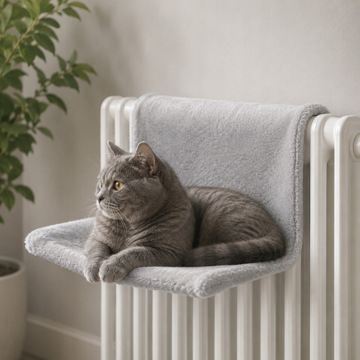 Hammock Bed Hanging for Calorifer Cat Heater 45x30cm Grey Trade name 25