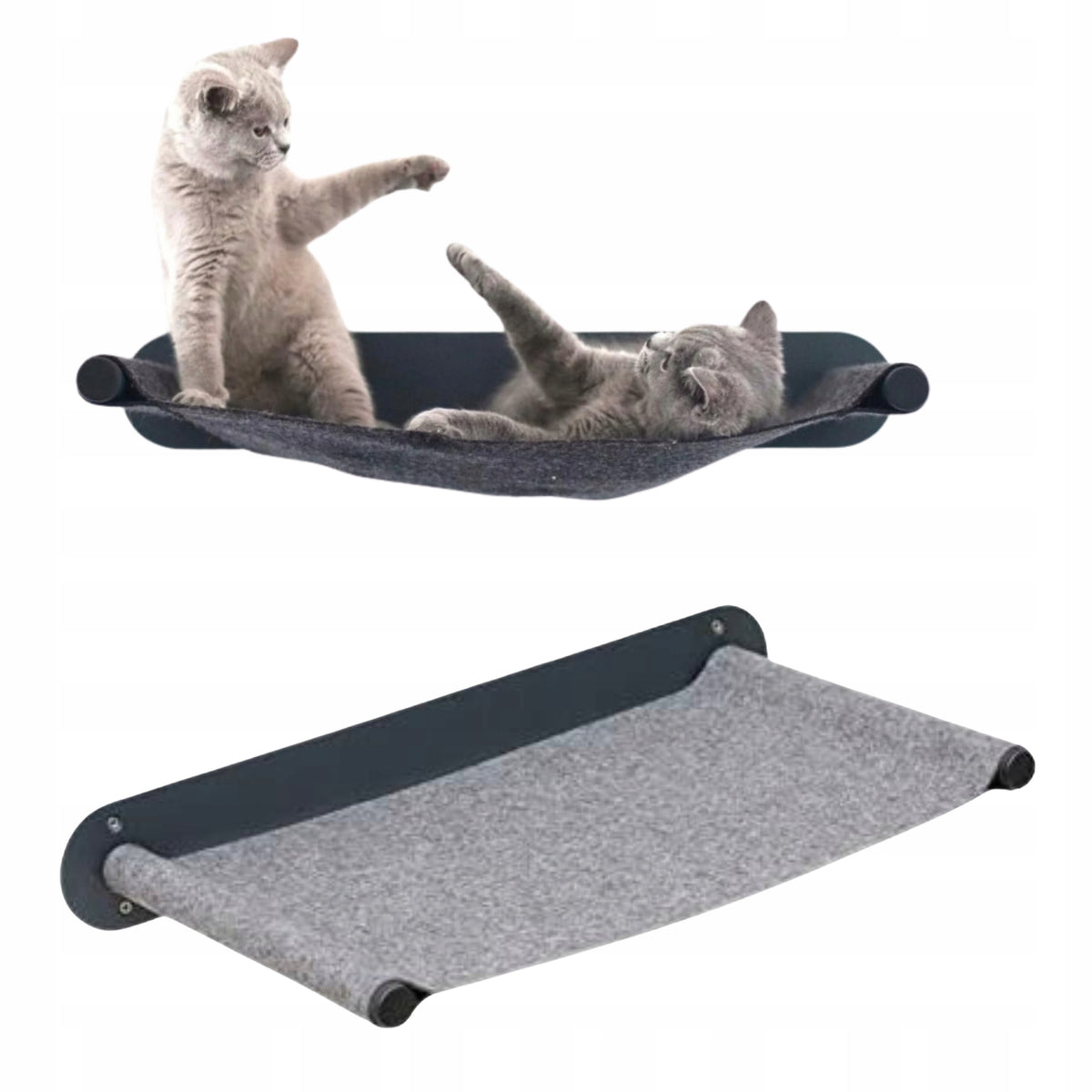 Hammock Cat Hanging Bed Wall Felt Natural Designer