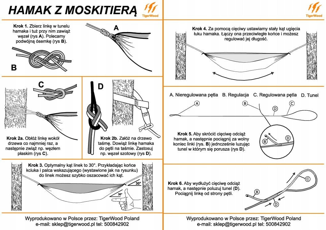 Hammock TigerWood Dragonfly V2 Khaki Long 350 cm with Mosquito Net Single Zip Packaging status original