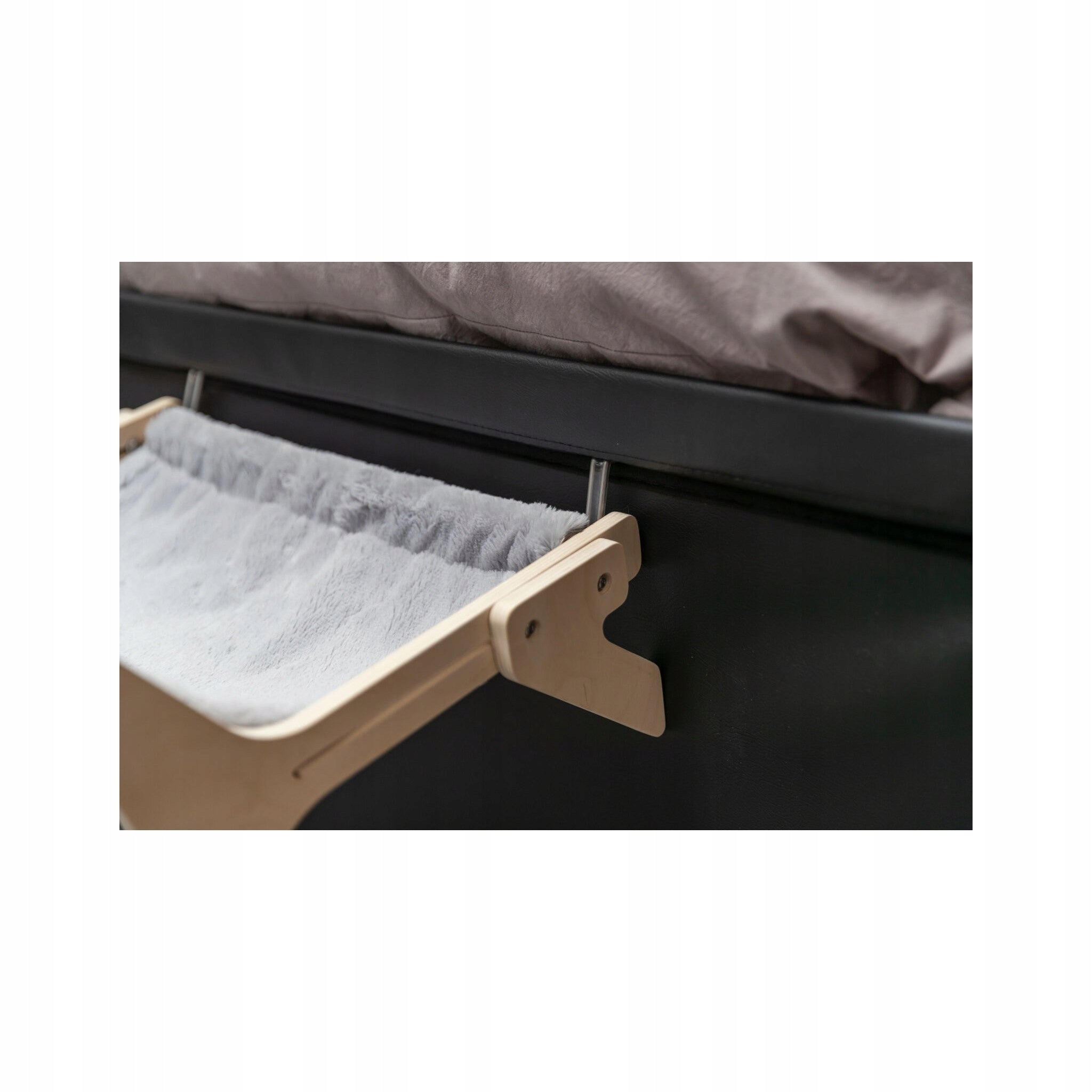 Hammock cat bed wood/plush 47x24x38cm freestanding/hanging Manufacturer code 43204