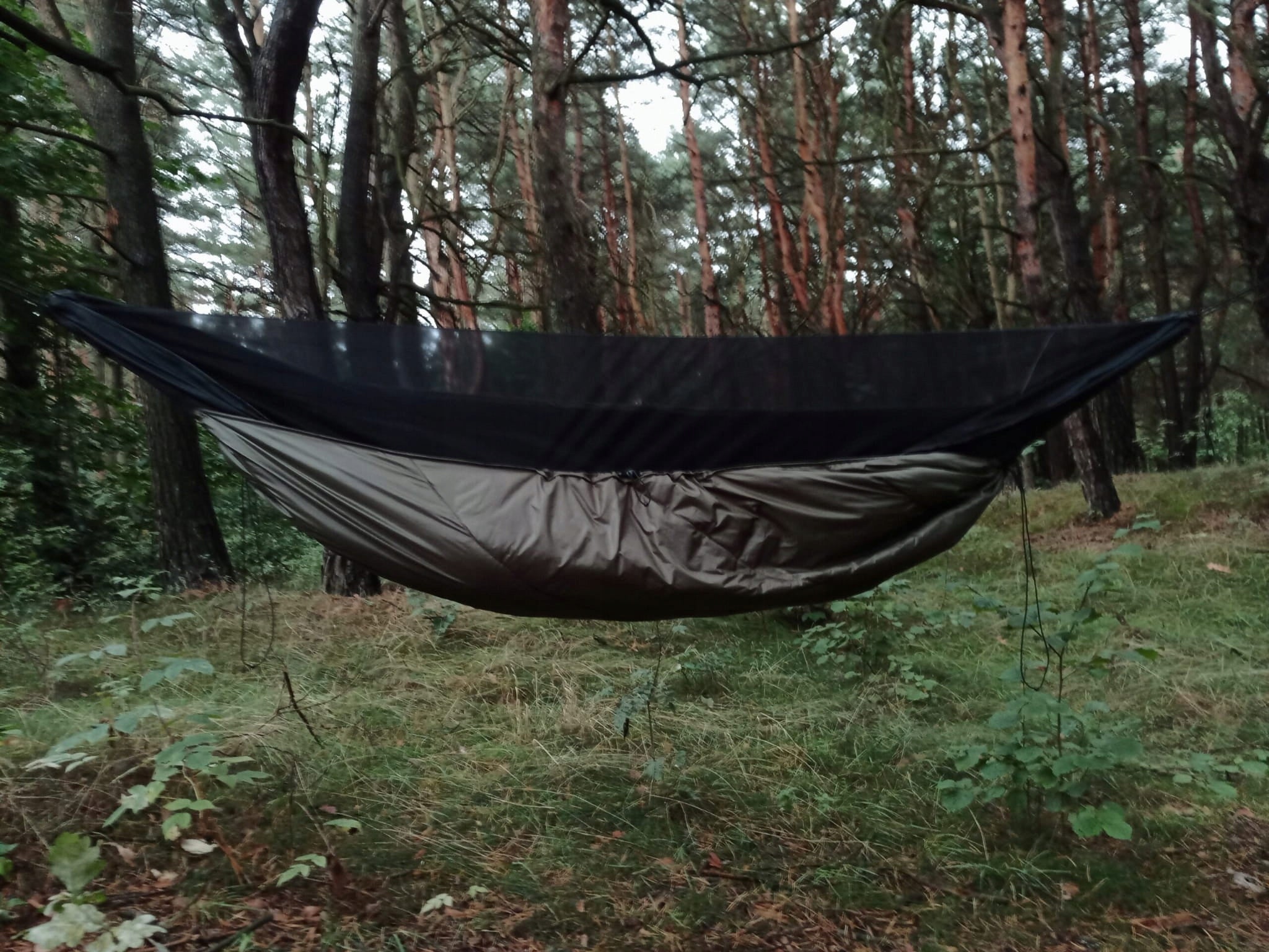 Hammock lining TigerWood Underquilt Marra 4.0 Olive 200 cm Material width 130 cm