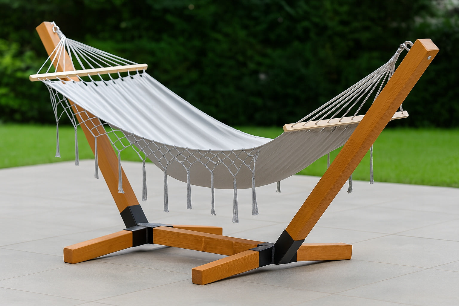 Hammock with Garden Frame XL + Cover – Seating Set 250kg Manufacturer code Stelaż Premium