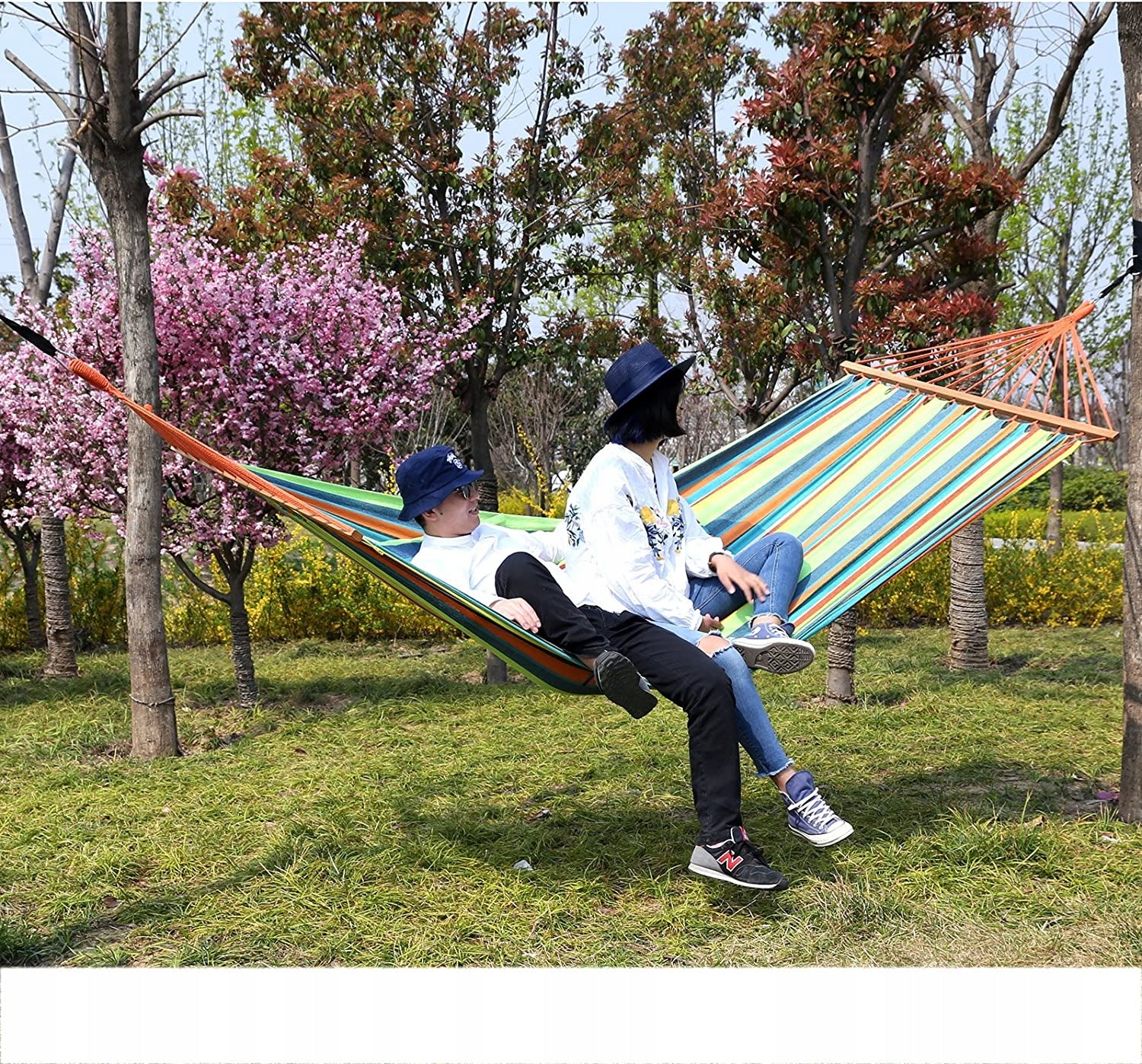 Hammock with bar Songmics multicolor 300 kg 300 x 150 Manufacturer Songmics