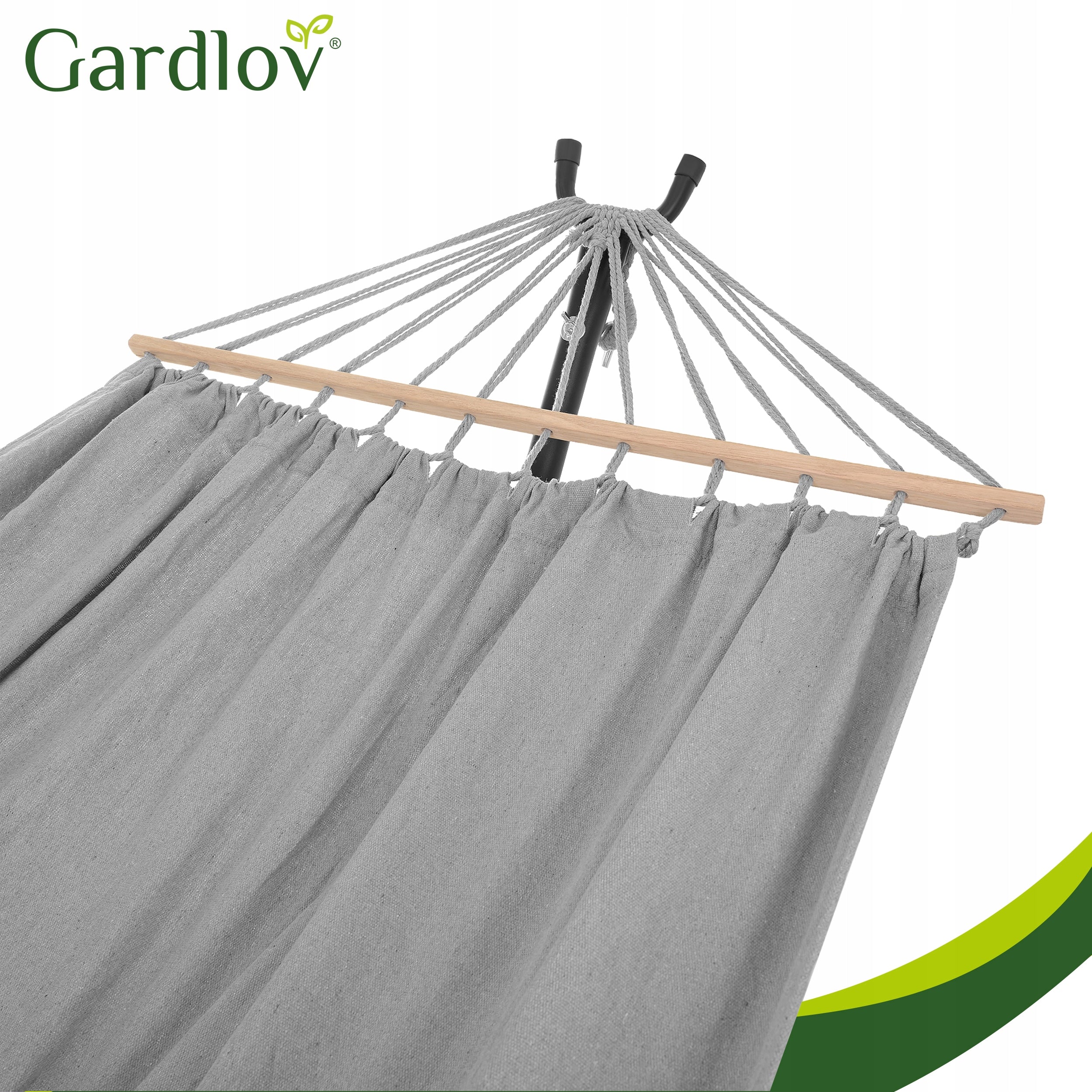 Hammock with garden frame double 200x150cm strong iron stand 250kg Model 001