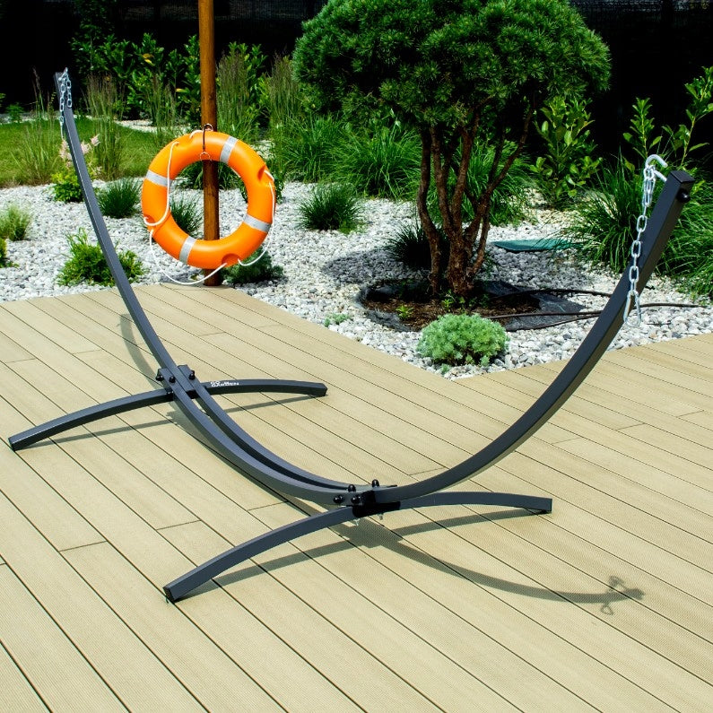 Hammock with garden frame double stand Brazilian chair up to 250kg Packaging status original