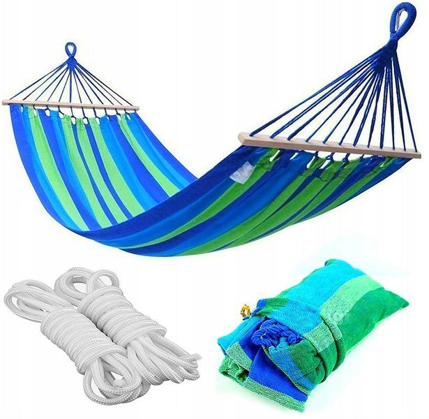 Hammock with garden frame double stand for hammock steel for terrace Material width 150 cm