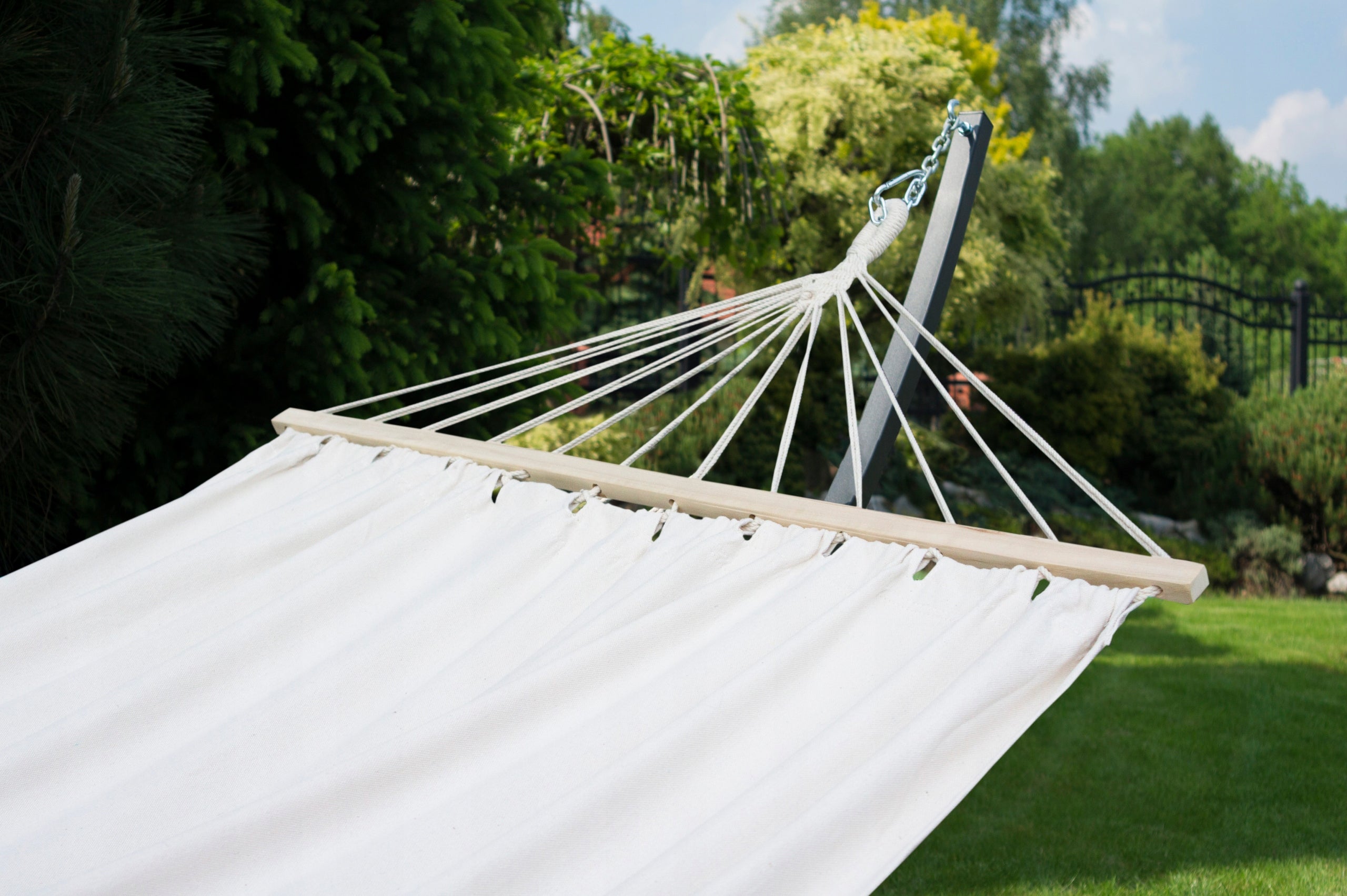 Hammock with steel frame GRANDE garden hammock with crossbars POTENZA EAN (GTIN) 5907543780237