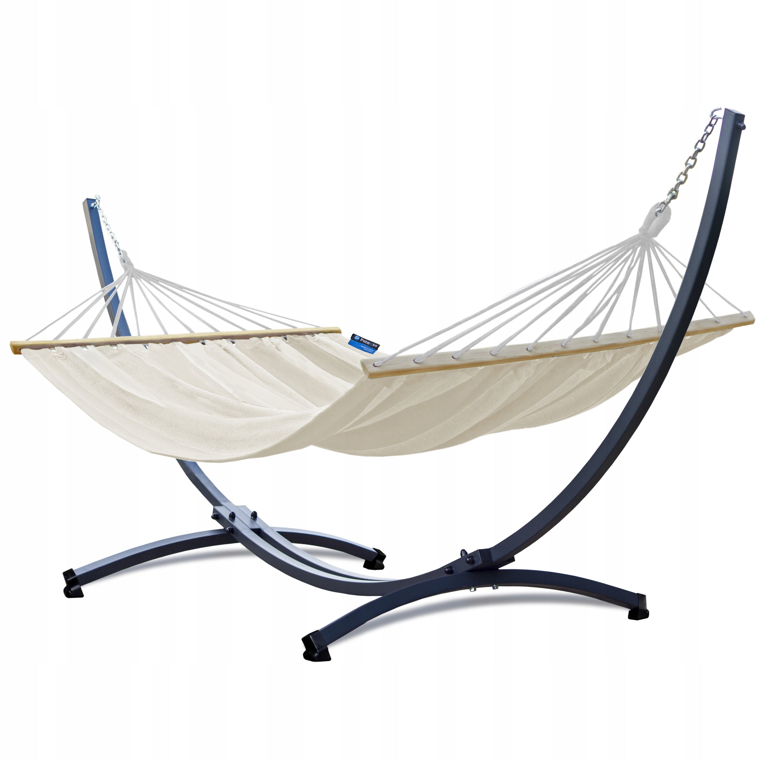 Hammock with steel frame GRANDE garden hammock with crossbars POTENZA