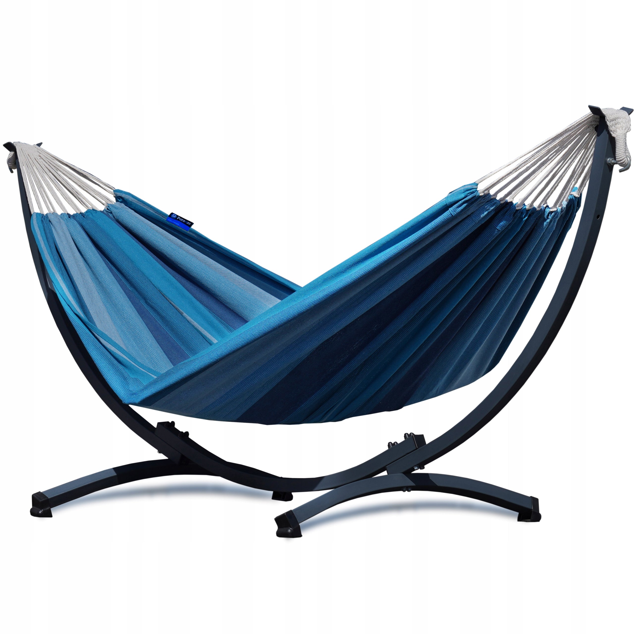 Hammock with steel frame KOMPAKT compact garden hammock set POTENZA
