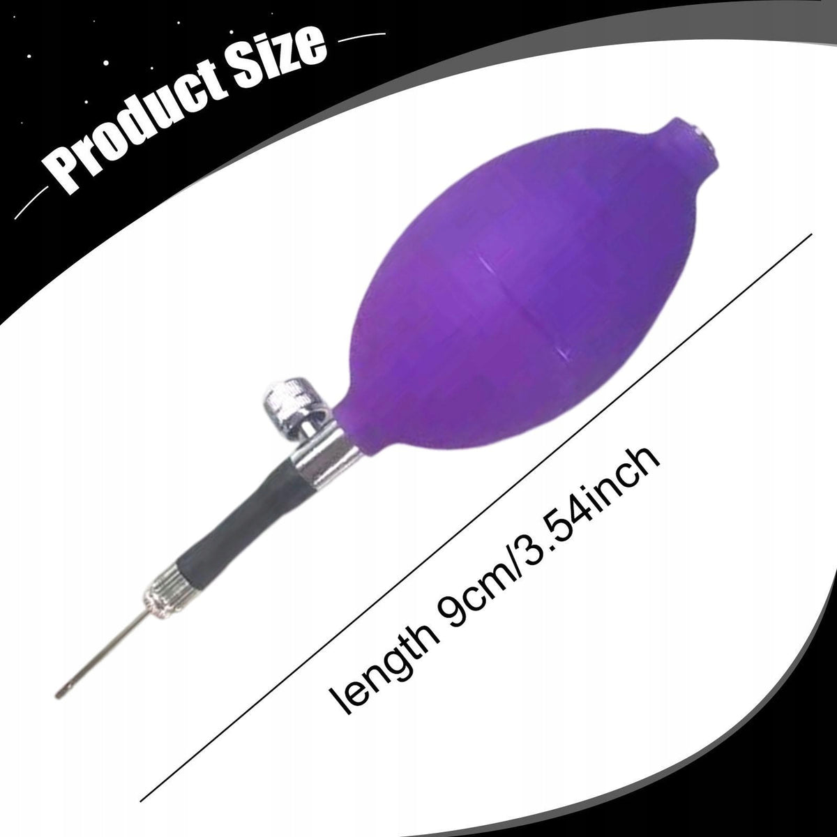 Hand Air Pump Artistic Gymnastics Ball Pump Quick Inflation Exercise Purple Packaging status original