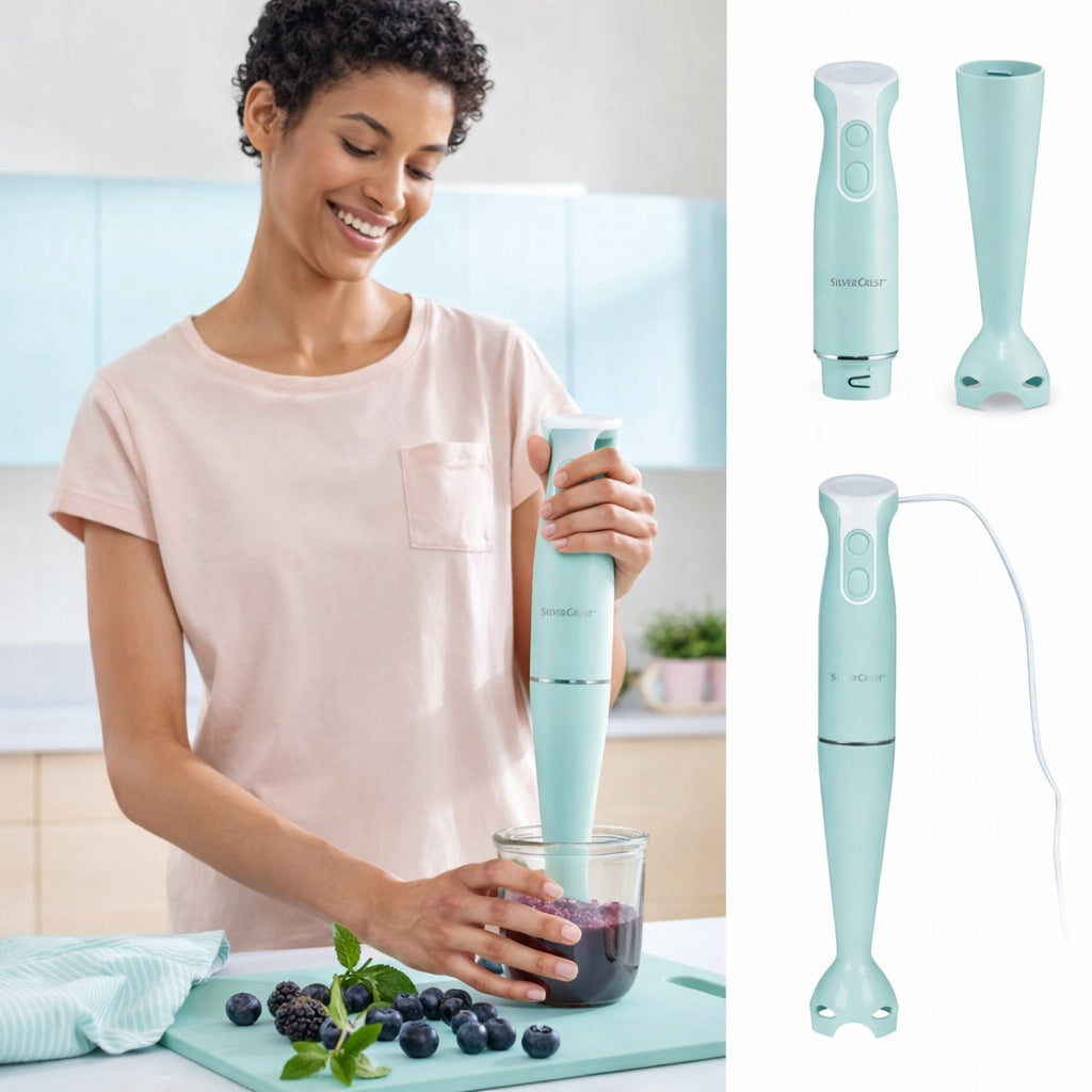 Hand BLENDER SilverCrest 350W TURBO Stainless Steel Ergonomic Manufacturer code 379527