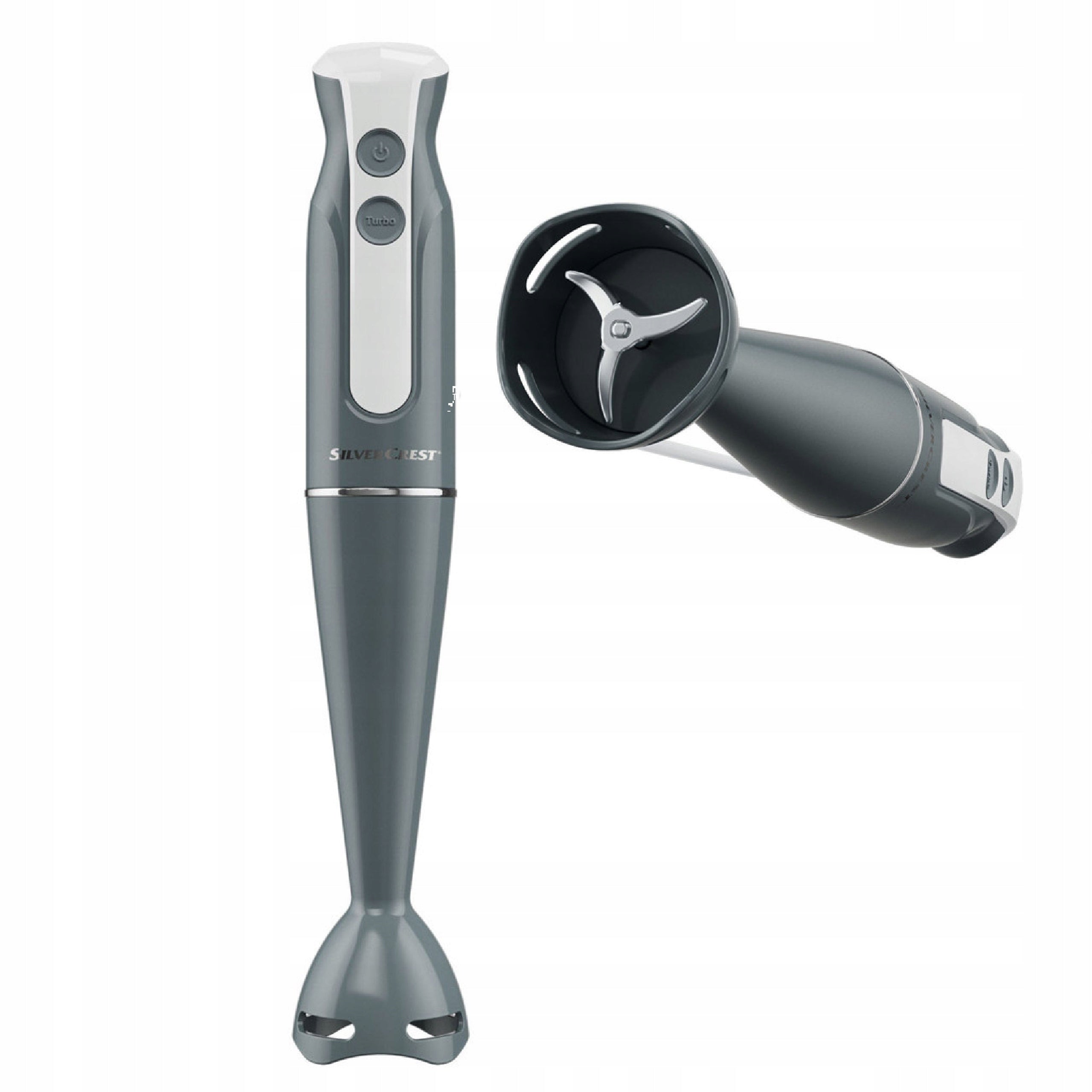 Hand BLENDER SilverCrest 350W TURBO Stainless Steel Ergonomic Packaging status original
