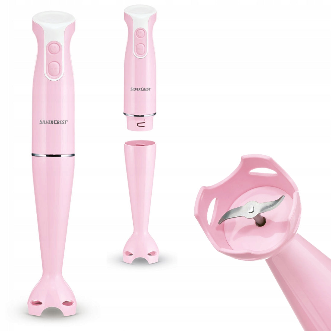 Hand BLENDER SilverCrest 350W TURBO Stainless Steel Ergonomic