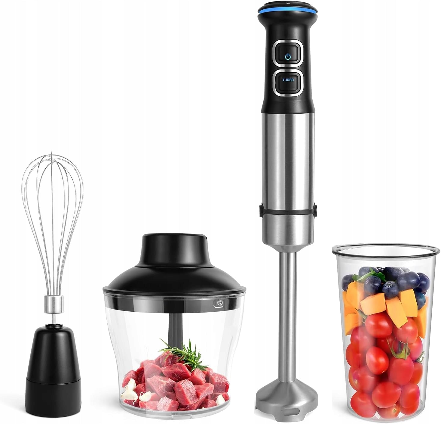 Hand Blender 1500W 4in1 Set Ice Crushing Turbo
