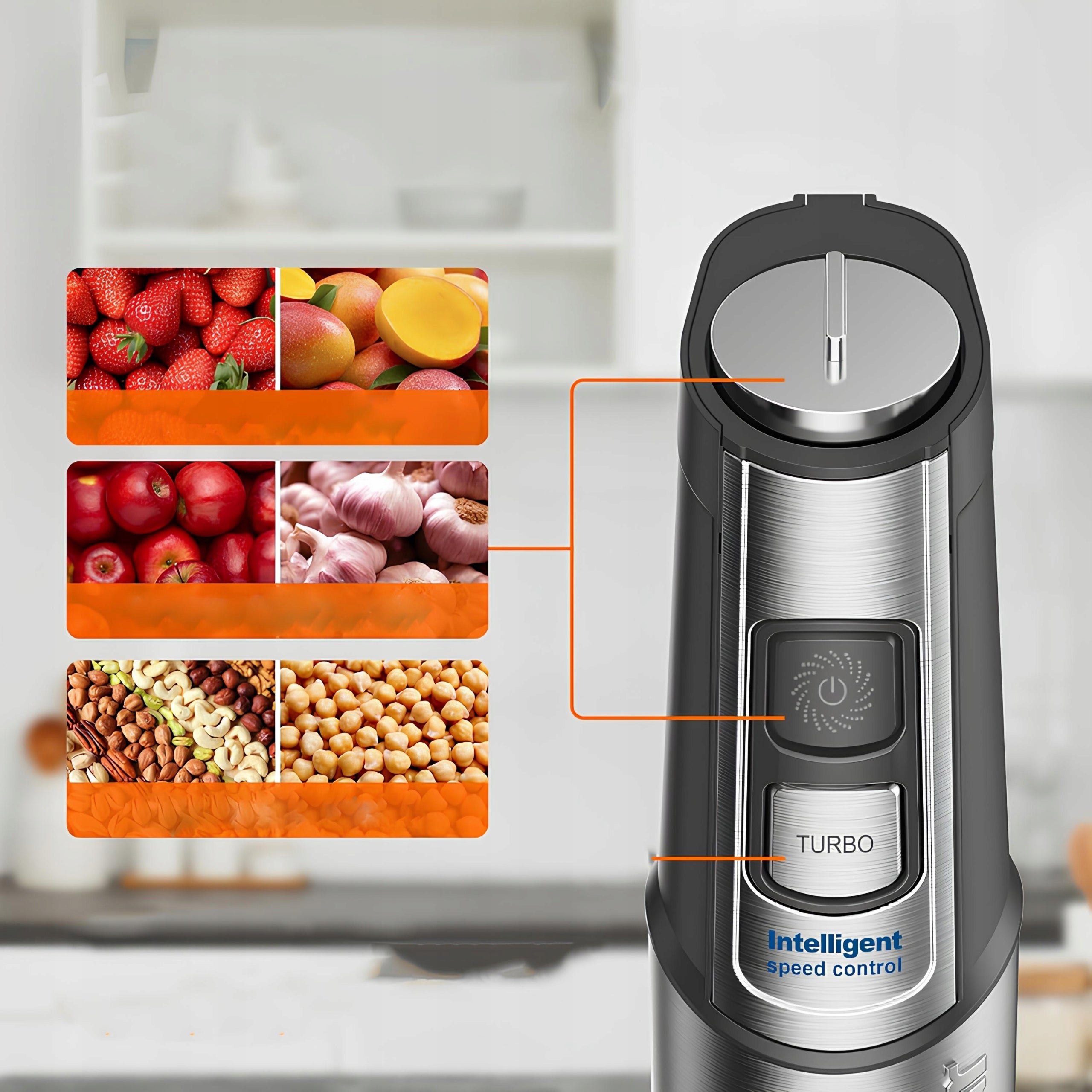 Hand Blender 2in1 whisk 15 speed turbo Anybear 1100W Brand no brand