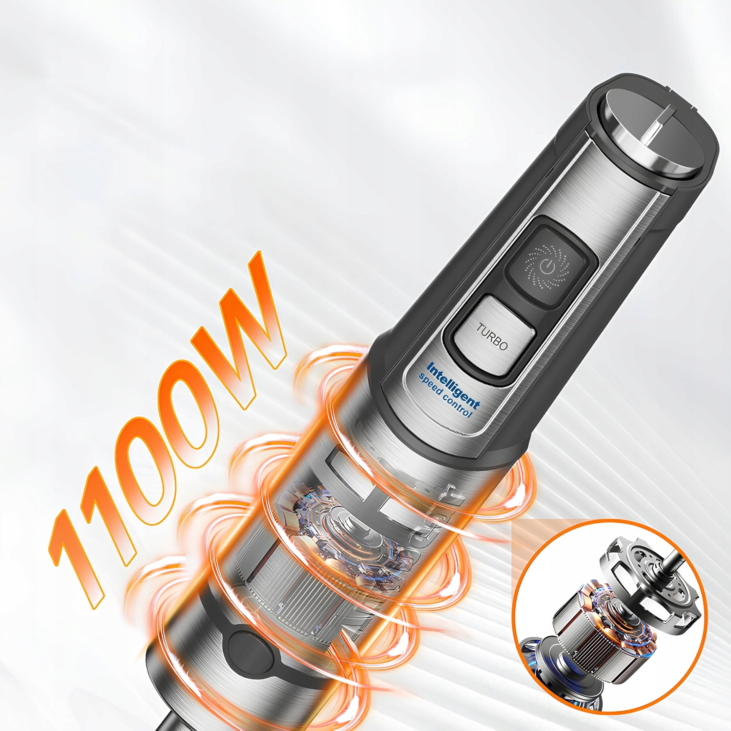Hand Blender 2in1 whisk 15 speed turbo Anybear 1100W Packaging status original