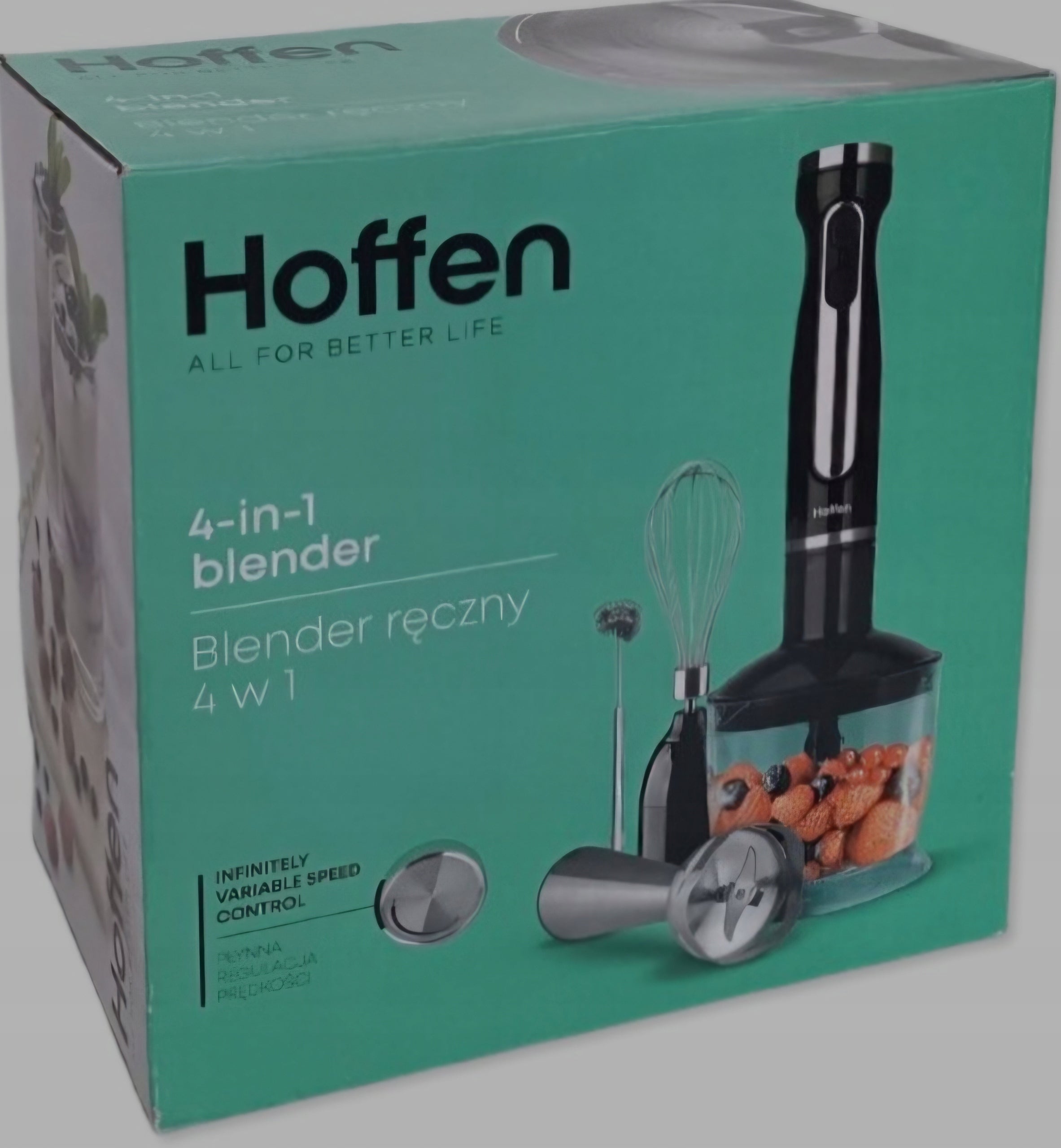 Hand Blender 4in1 Hoffen frother 1000W HB-5169 Packaging status original