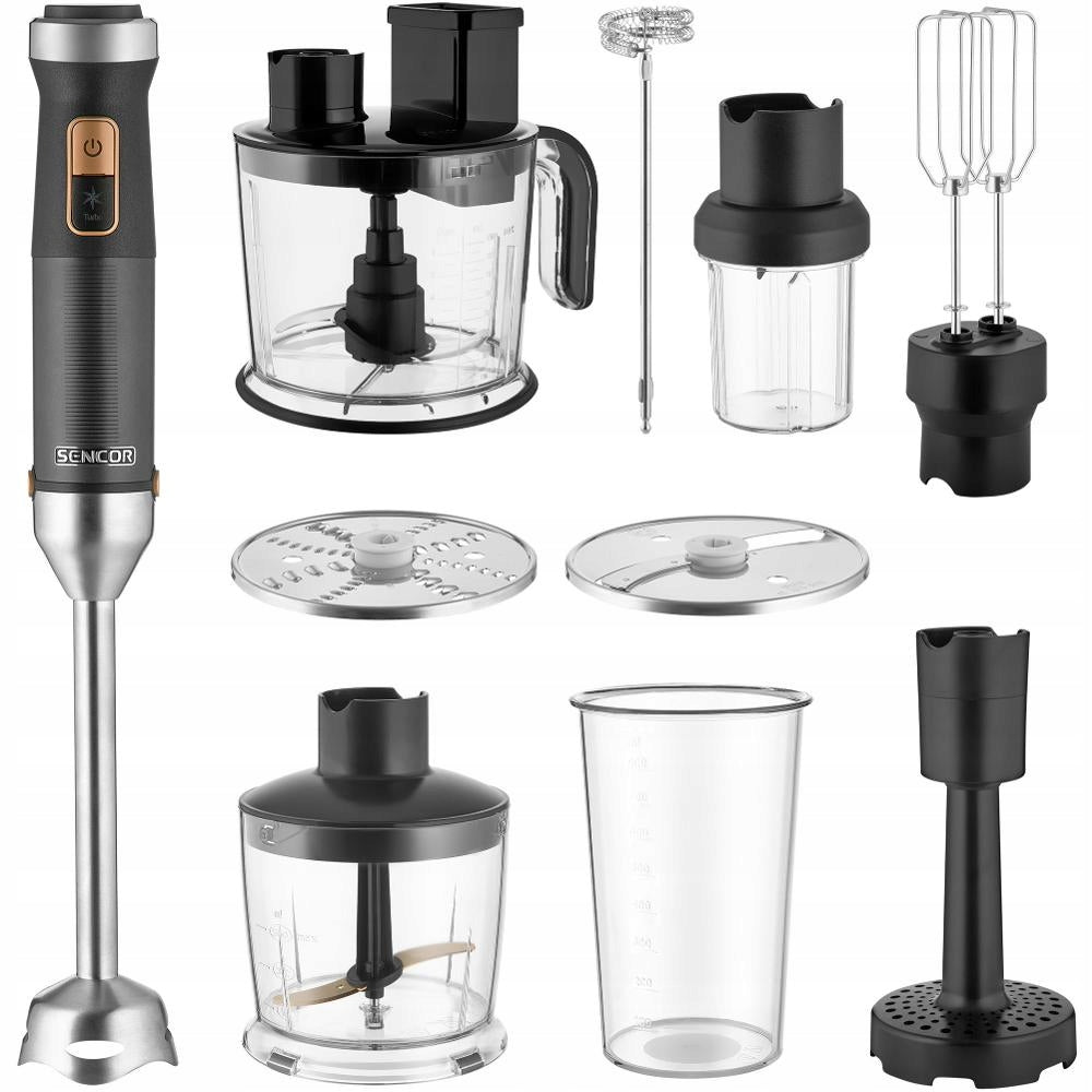 Hand Blender 4in1 Sencor SHB 6552BK 1500W Beater Mixer