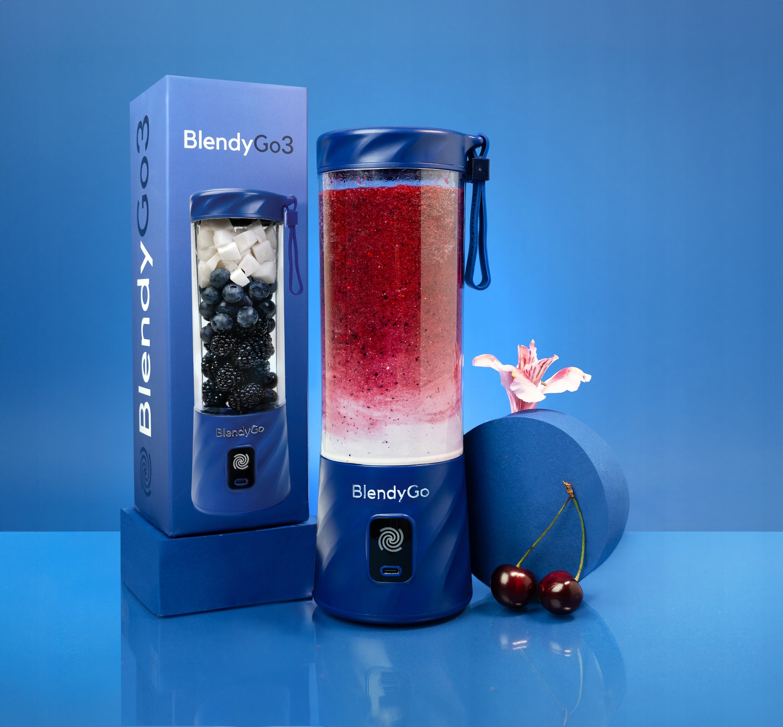 Hand Blender BlendyGo 3 Portable Cordless Electric Blender Manufacturer code Mikser do smoothie mini blender kielichowy 3