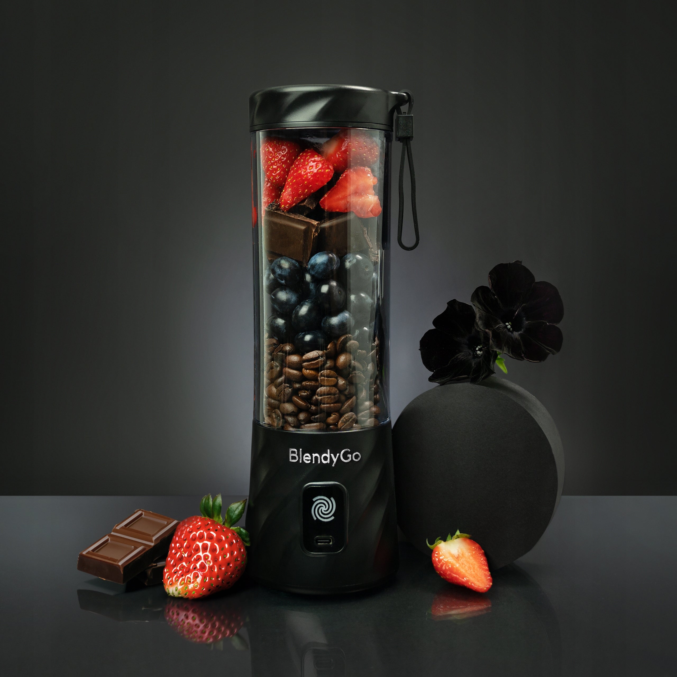 Hand Blender BlendyGo 3 Portable Cordless Electric Blender Manufacturer code Przenośny blender personalny do koktajli