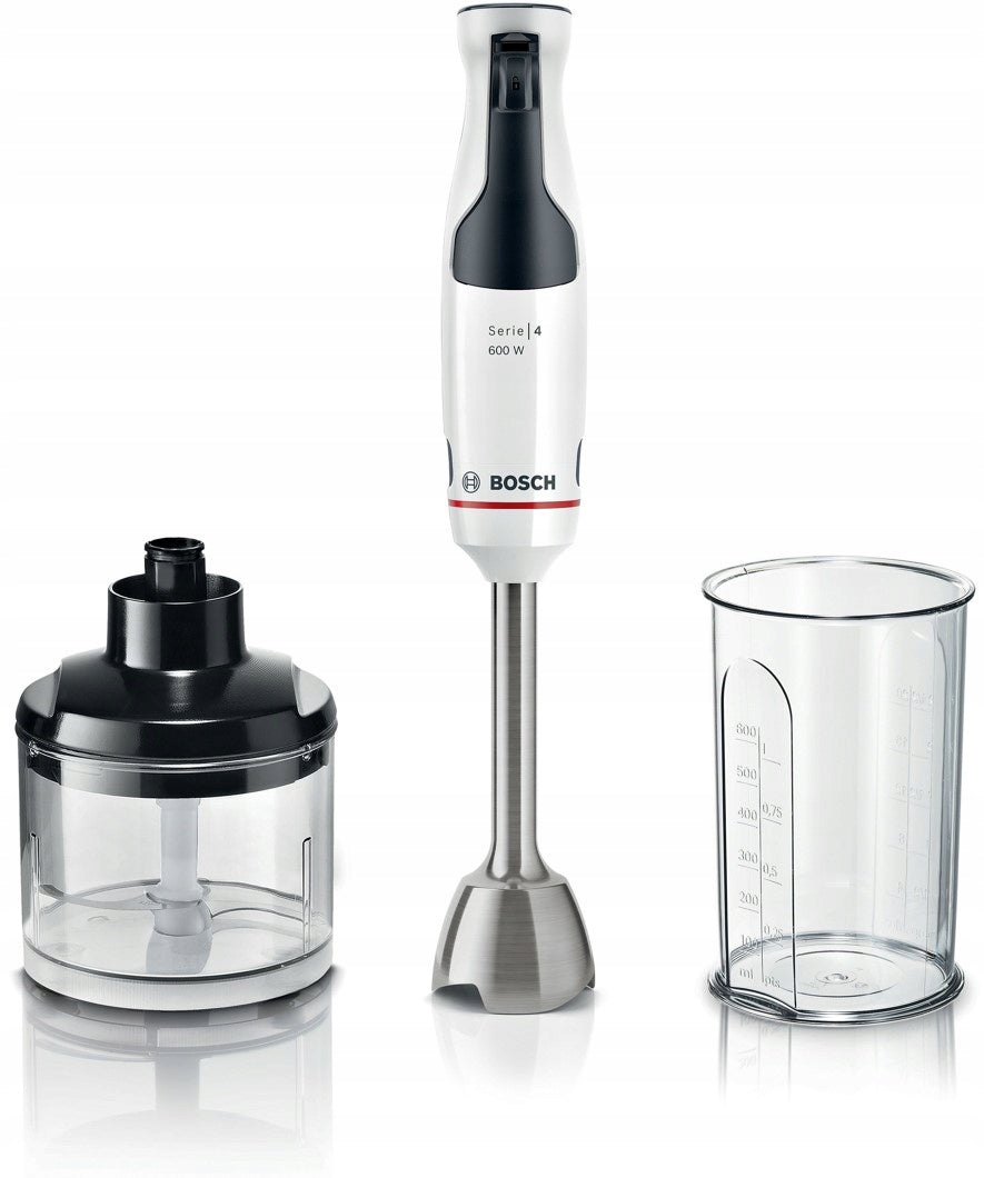 Hand Blender Bosch MSM4W220 ErgoMaster 600W Shredder Cup with measuring cup Brand Bosch