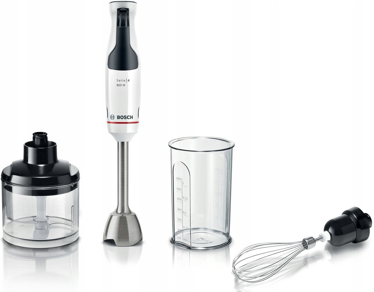 Hand Blender Bosch MSM4W421 ErgoMaster 800 W Shredder Container Brand Bosch